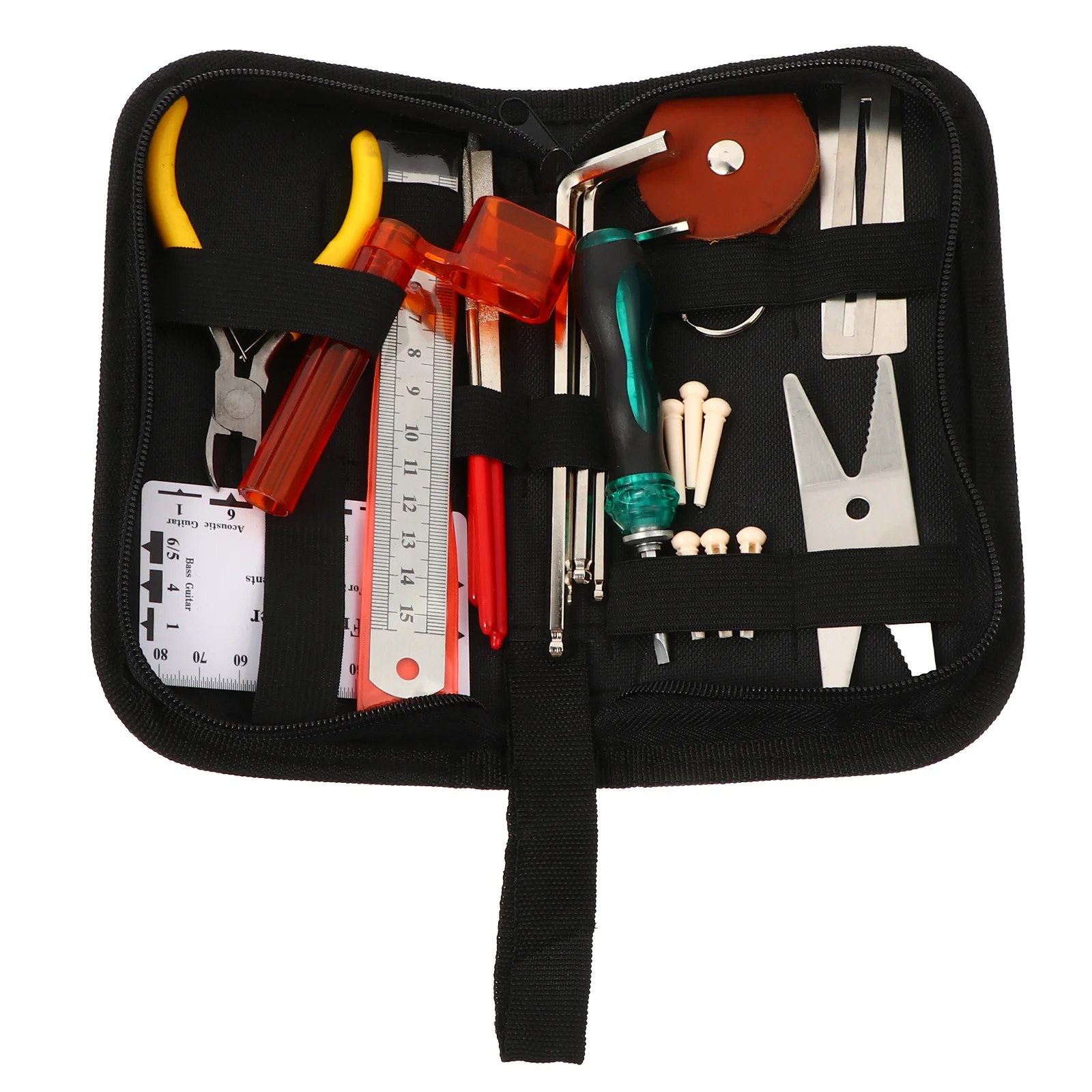 1Set Gitaar Setup Kit Compacte Muzikanten Onderhoud Reparatie Tools Perfect voor Beginners Luthier Snaarinstrumenten
