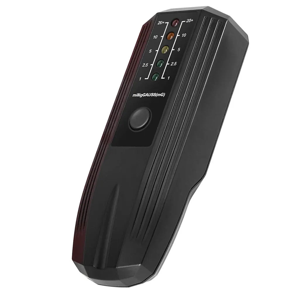 

Radiation Tester Electromagnetic LED Indicator EMF Meter Abs Material Wide Range Gauss Meter Practical Use Toy