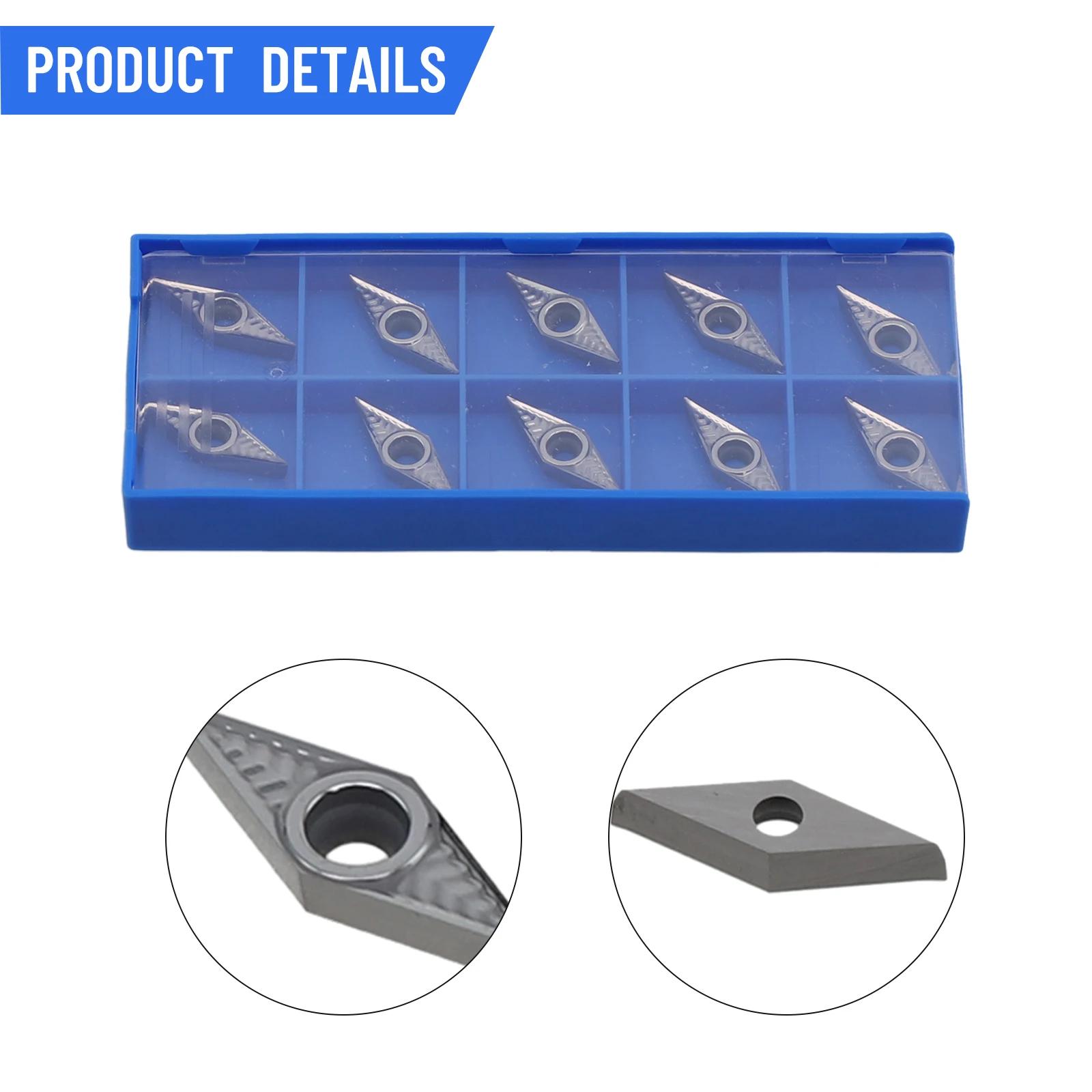 CNC Insert Insert H01 Heat Inserts Manufacturing Metalworking Resistance VCGT110304-AK VCGT221-AK Wear Aluminum