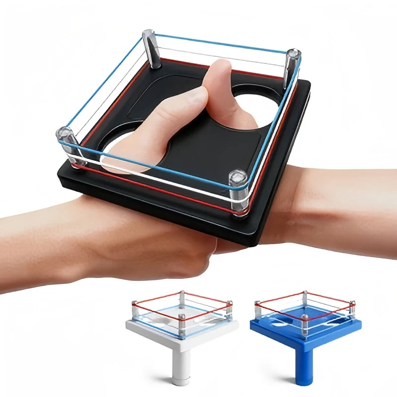 

Thumb Wrestling Ring with Lights & Sound - Interactive Electronic Thumb War Game, Improve Reaction Ability, Portable Party Game for Family Gatherings, Travel, Birthday Gifts
