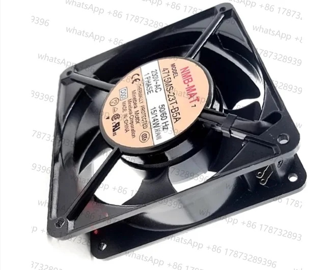 12038 Кулер 4715MS-23T-B5A для NMB-MAT Minebea 120*120*38 мм Охлаждающий вентилятор AC230V 14/15 Вт Новый 12038 Кулер 4715MS-23T-B5A для NMB-MAT Minebea 120*120*38 мм Охлаждающий вентилятор AC230V 14/15 Вт Новый