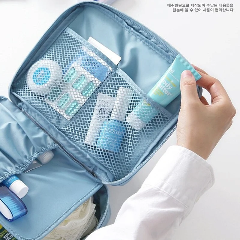 Women Girls Outdoor Multifunction travel Cosmetic Bag Women Toiletries Organizer Waterproof Female Storage Make up Cases