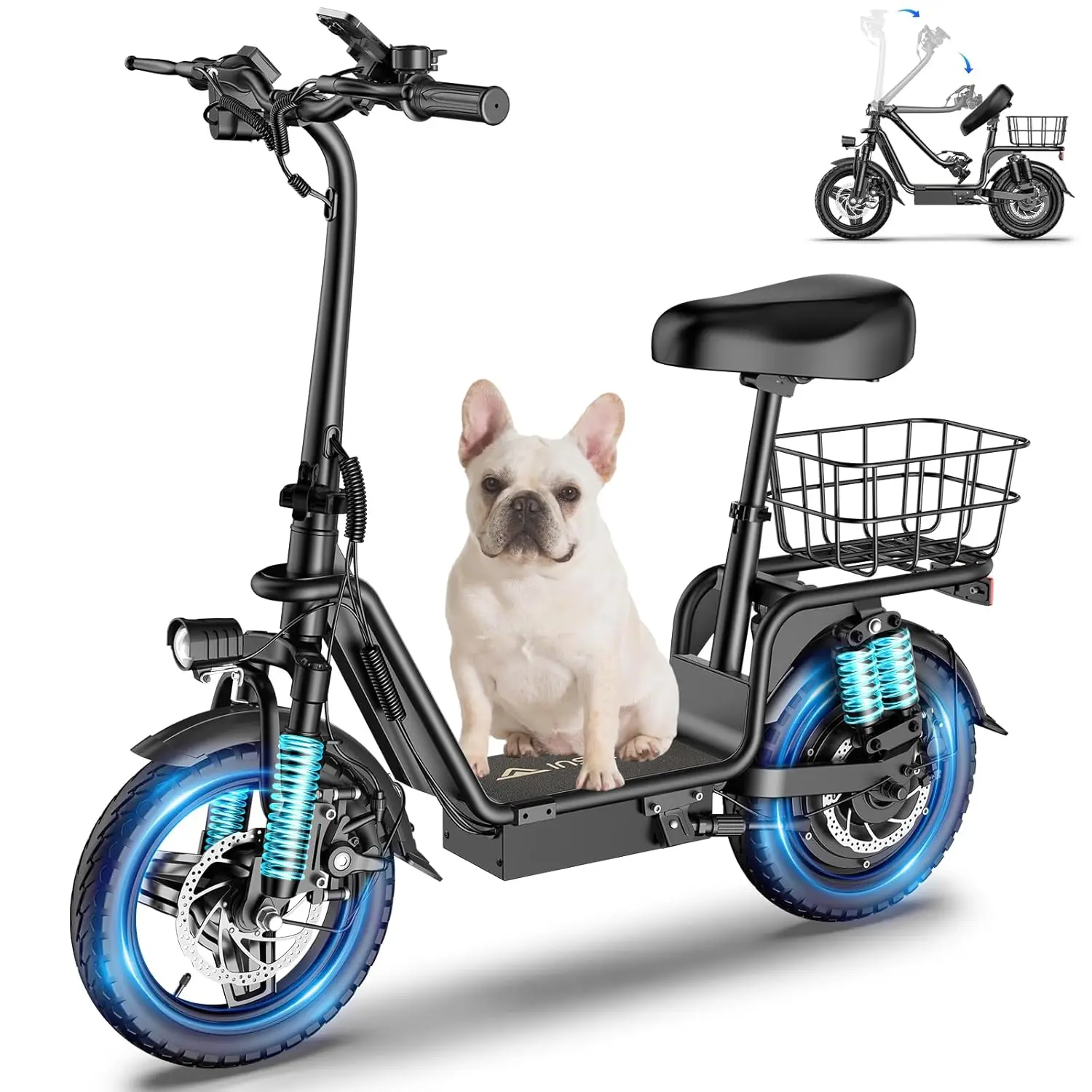 

Электросамокат Peak 1300W для взрослых, электросамокат C14 PRO для взрослых с сиденьем, запас хода 35 миль, максимальная скорость 20 миль/ч, индивидуальная комплектация