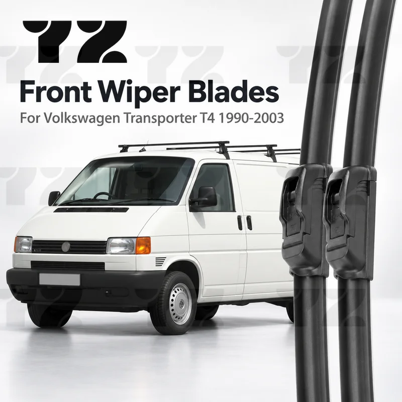 YZ Front Windshield Wiper Blades For Volkswagen Transporter T4 1990-2003 Replacement Windscreen 21