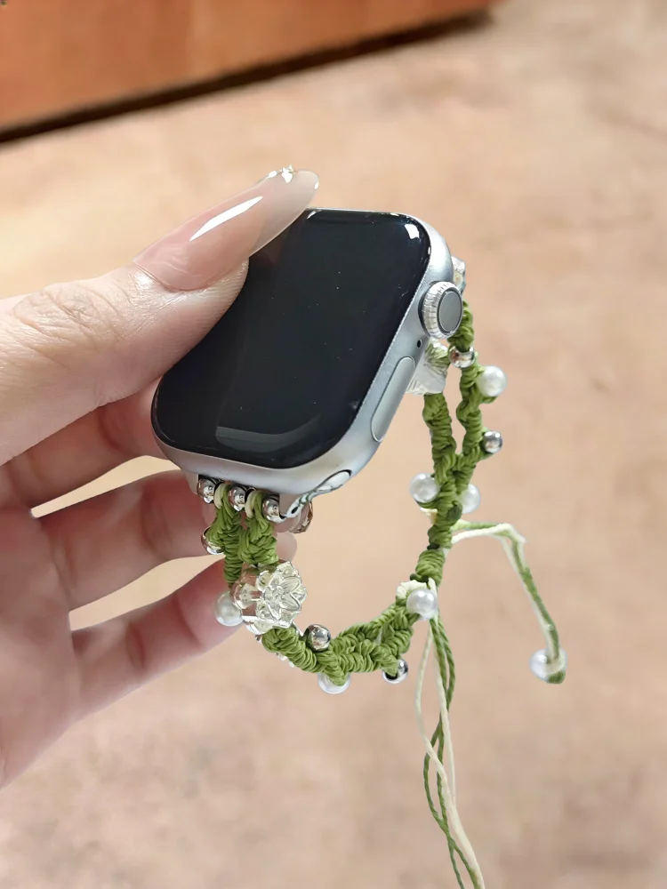 

1 simple and luxurious watch strap compatible with iWatch strap 38mm 40mm 41mm 42mm 44mm 45mm 49mm fashionable handmade strap