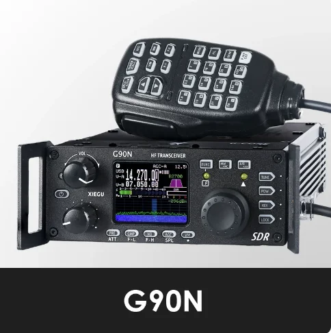 G90N SDR portable backpack 20W/10W shortwave radio with built-in sky adjustment panel separated G90S