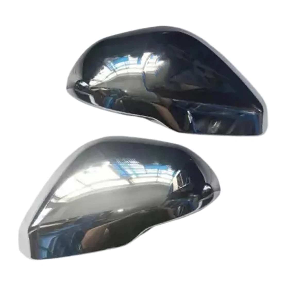 

1 пара глянцевых серебряных АБС-пластика, крышка бокового зеркала заднего вида автомобиля, накладка, подходит для Honda CR-V 2023-2024