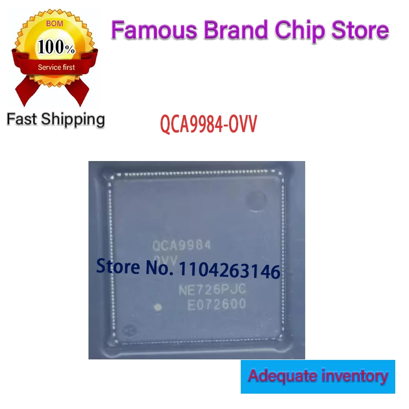 

В НАЛИЧИИ 2 шт. ~ 10 шт./лот, новый QCA9984-0VV QCA9984-OVV QCA9984 QFN108