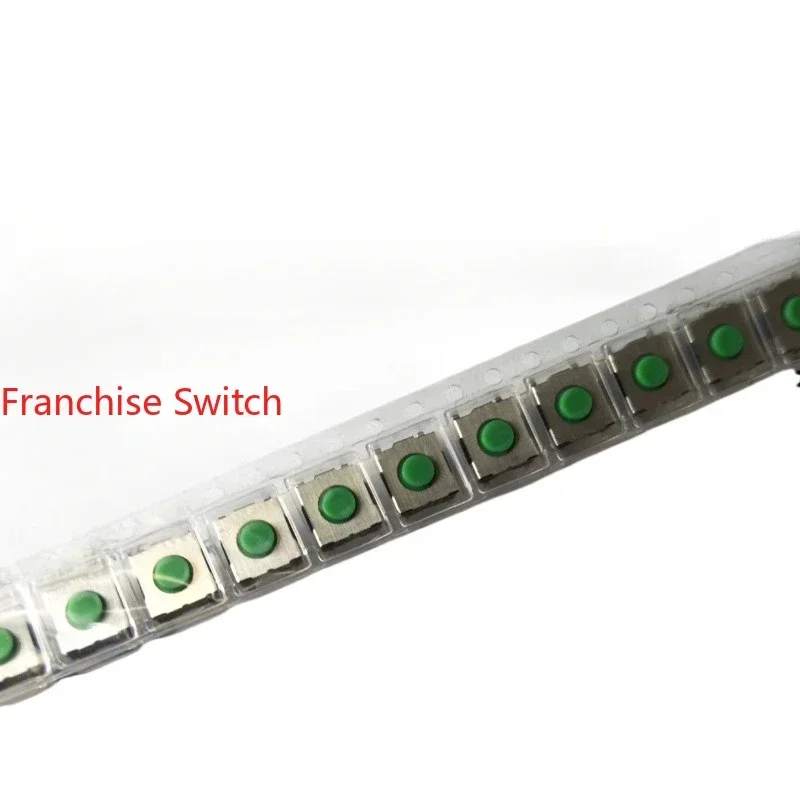 500PCS SKHMQLE010 6*6*3.1 Patch 5Feet 6.2*6.5*3.1 Green Button Switch