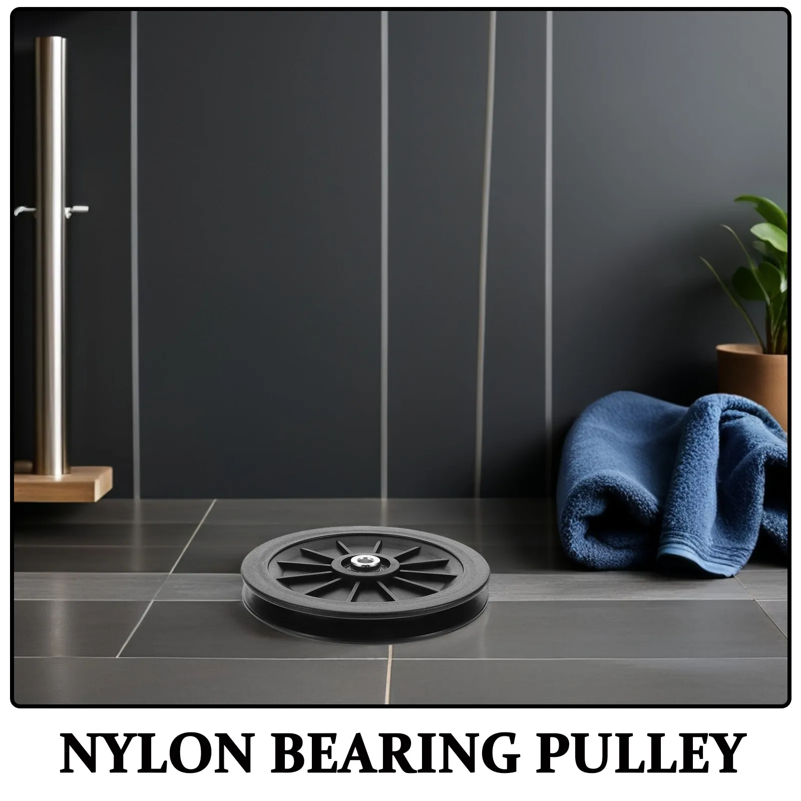 Nylon Bearing Pulley Wheel for Cable Machine Home Gym Fitness Equipment Accessories Quiet Smooth Operation Heavy Duty