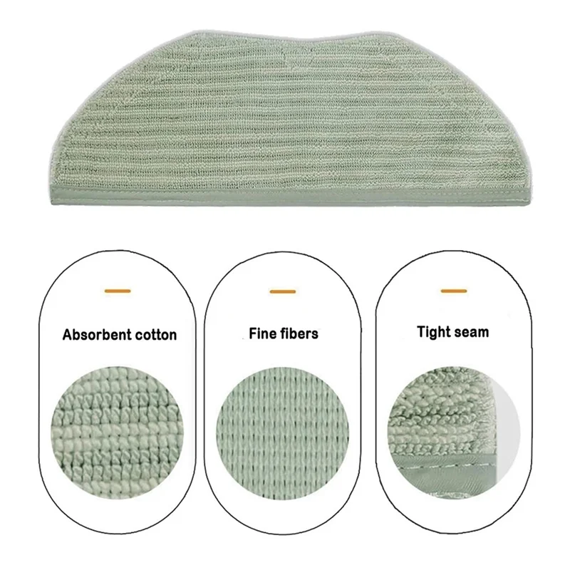 ABVI-Hauptseitenbürste Filter Mopptücher Zubehör Teile für Xiaomi Robot Vacuum S10T STFCR01SZ