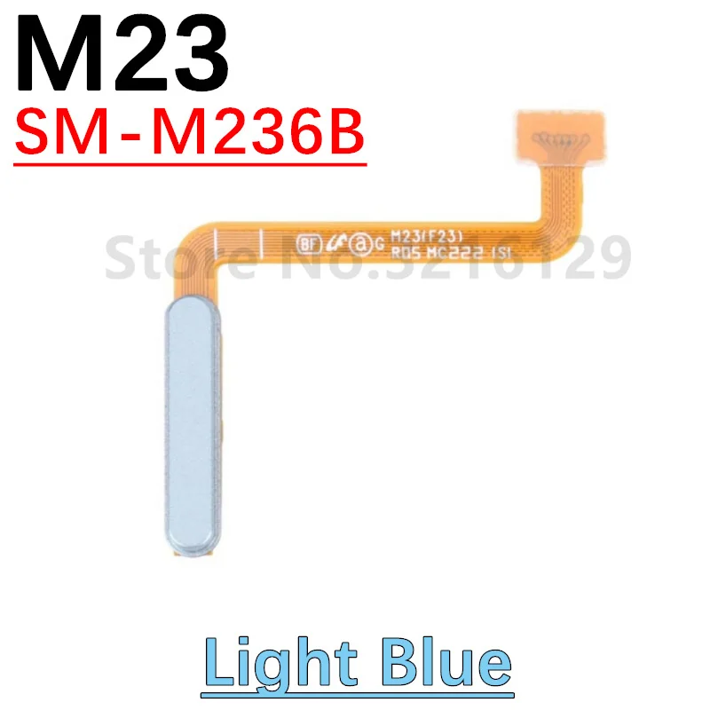 Power Home Button Menu Return Key Fingerprint Touch ID Recognition Sensor Flex Cable For Samsung M20 M21 M21s M22 M23 M33