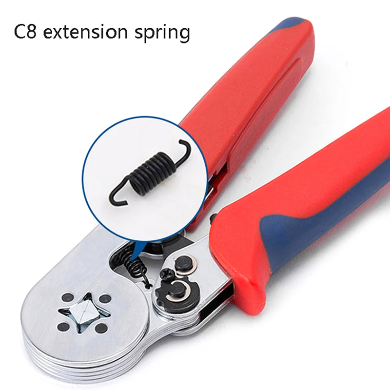 DELIXIS Crimping Pliers Repair Torsion Spring Clamp Tool Replacement Elastic Parts 2PCS