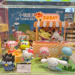 Sanrio Characters Blind Box Toys Day Kuromi Hello Kitty Melody Cinnamoroll Purin Figure Model Collect Ornaments