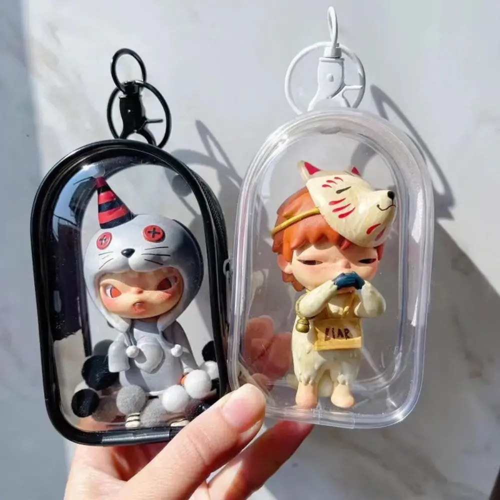 

PVC Mystery Box Storage Case For Matt Doll Toy Transparent Keychain Bag Storage Case Dustproof Doll Bag Wallet Keychain Bag Hot