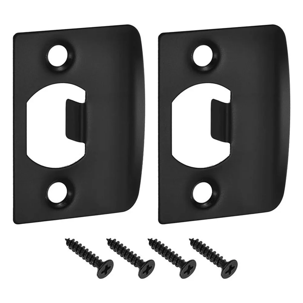 Plaque de porte en acier inoxydable, supportant la fonctionnalité du verrou et contribuant à la sécurité globale de l'entrée