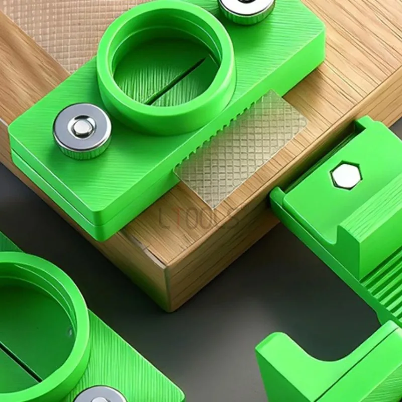 

10-50mm Woodworking Edge Banding Glue Applicator Board Brush Glue Limiter Multi Functional Installation Fixture Manual Tools