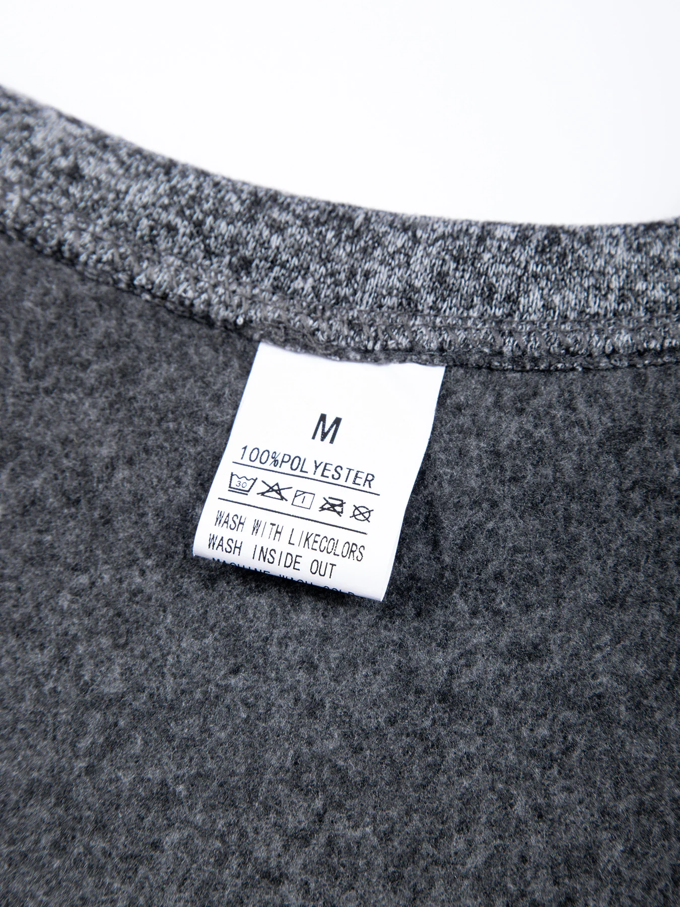 Men's Warm Crew Neck Sweatshirt Fleece Lined Thermal Pullover Autumn Winter Fashion Casual Sweater Loose Knit Long Sleeve Hoodie