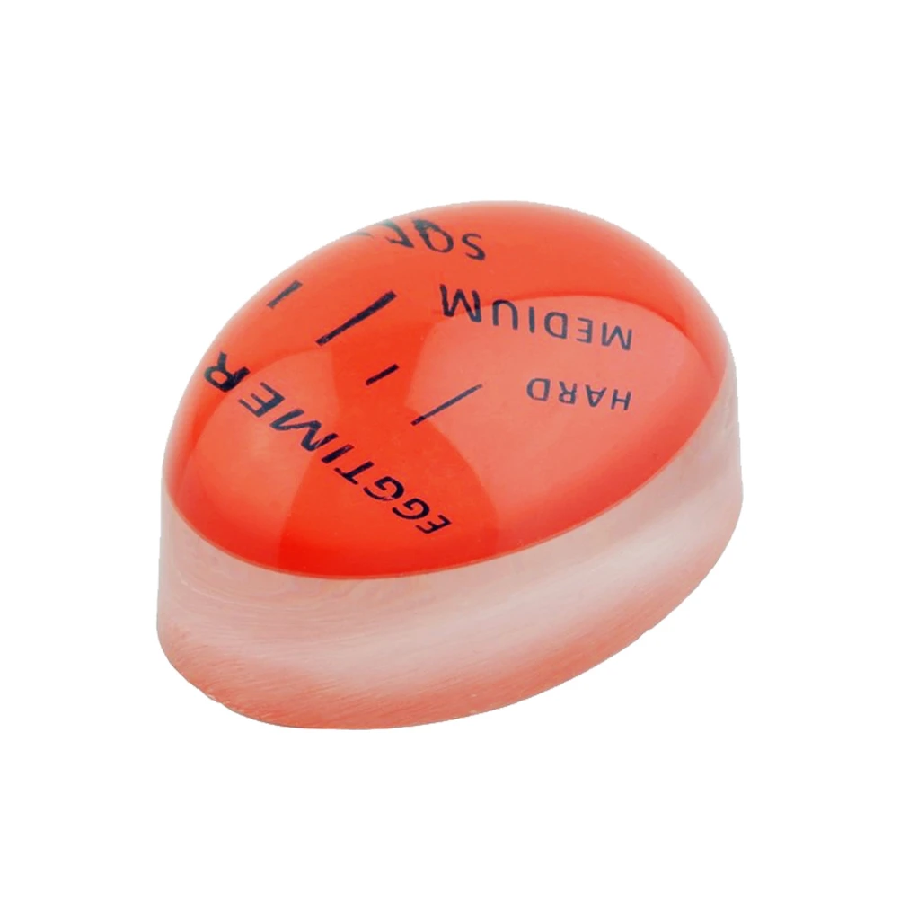 Egg Timer Color Changing Egg Timer Cooking Kitchen Resin Egg Timer for Boiling Soft or Hard Boiled Eggs