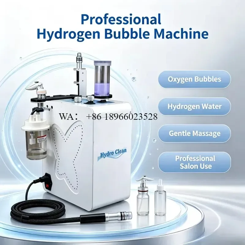 WMWMNU for Salon Hydrogen Oxygen Injector Oxygen Spray Device Small Bubble Hydro Dermabrasion Water for