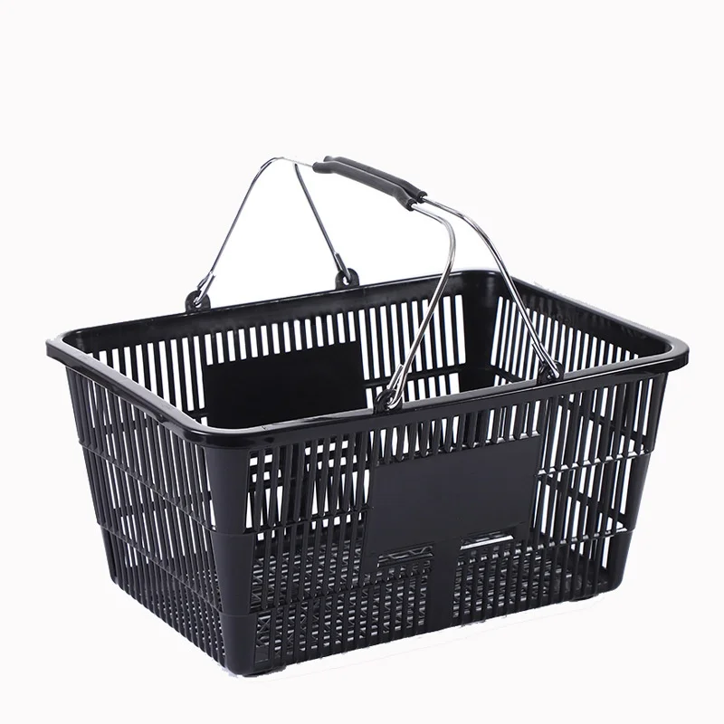

Thickened Plastic Handheld Rectangular Shopping Basket Man Ning New Model Grocery Buying Basket Picnic Basket Storage B...