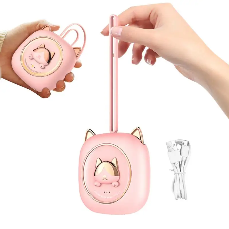 

Нагреватель для рук Kitty, перезаряжаемый нагреватель для рук в форме котенка с ремешком, женские зимние аксессуары для верховой езды