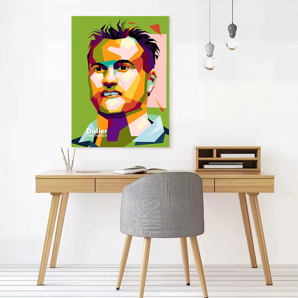 Best Legends Football Wpap Printed Canvas Wall Art Customizable Paintings Poster Perfect Gift for Decor Room Luxury Decoration