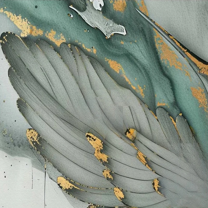 Aanpasbare moderne abstracte marmeren behang muurschilderingen 3D muur decor achtergrond wandbekleding voor woonkamer slaapkamer kantoor