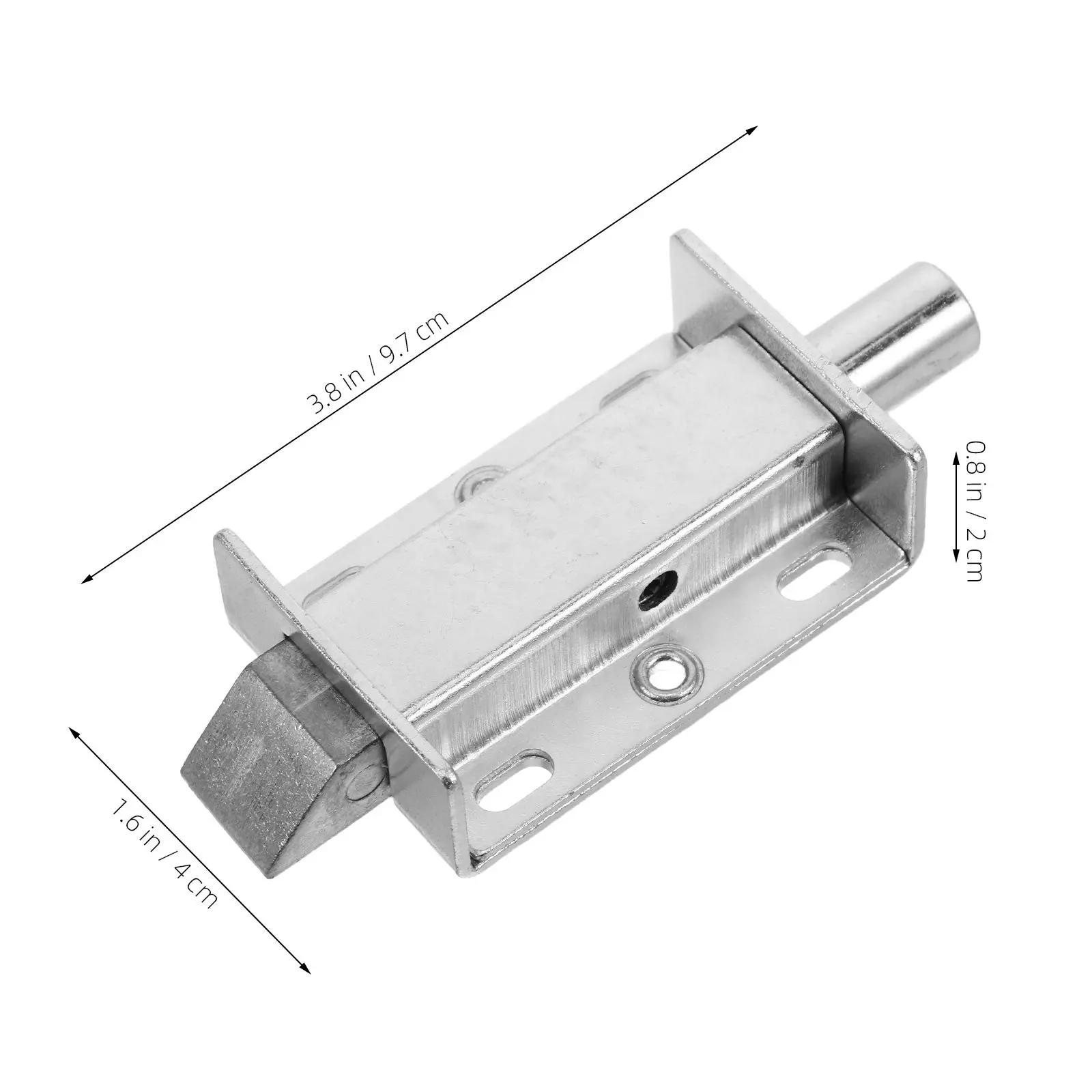 Metal Spring Door Latch Push Pull Bolt Lock Replacement for Truck Tool Box Toolbox Automotive Tool Spring Door Latch