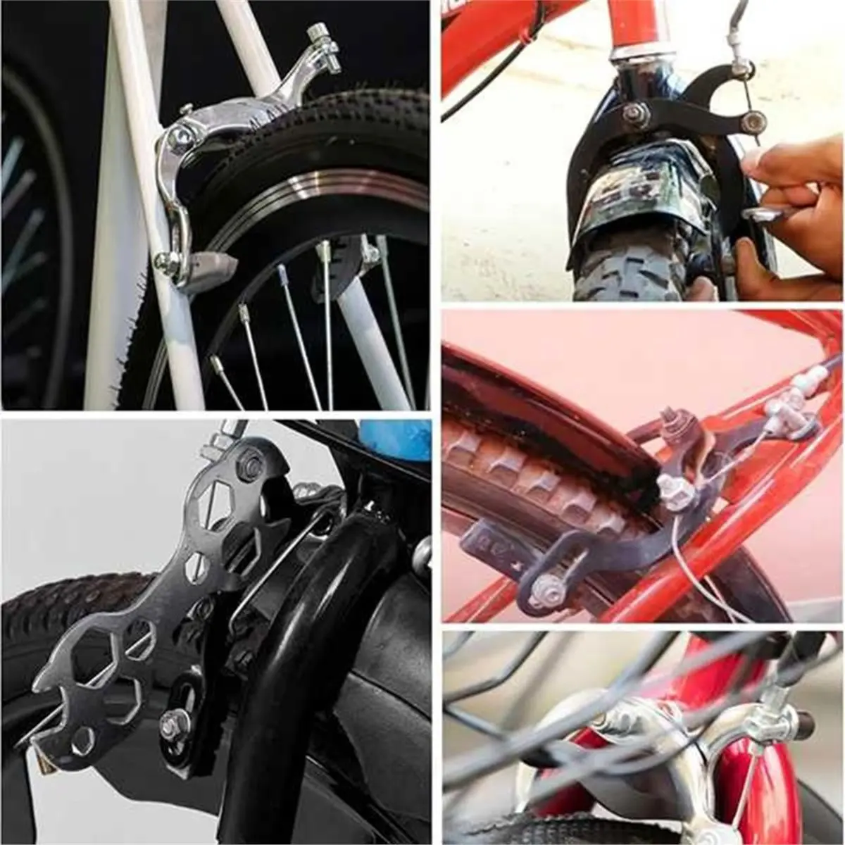 Ensemble de freins V avant et arrière pour vélo A61P, kit de freins V pour vélo de montagne et de route, ensemble de freins V po