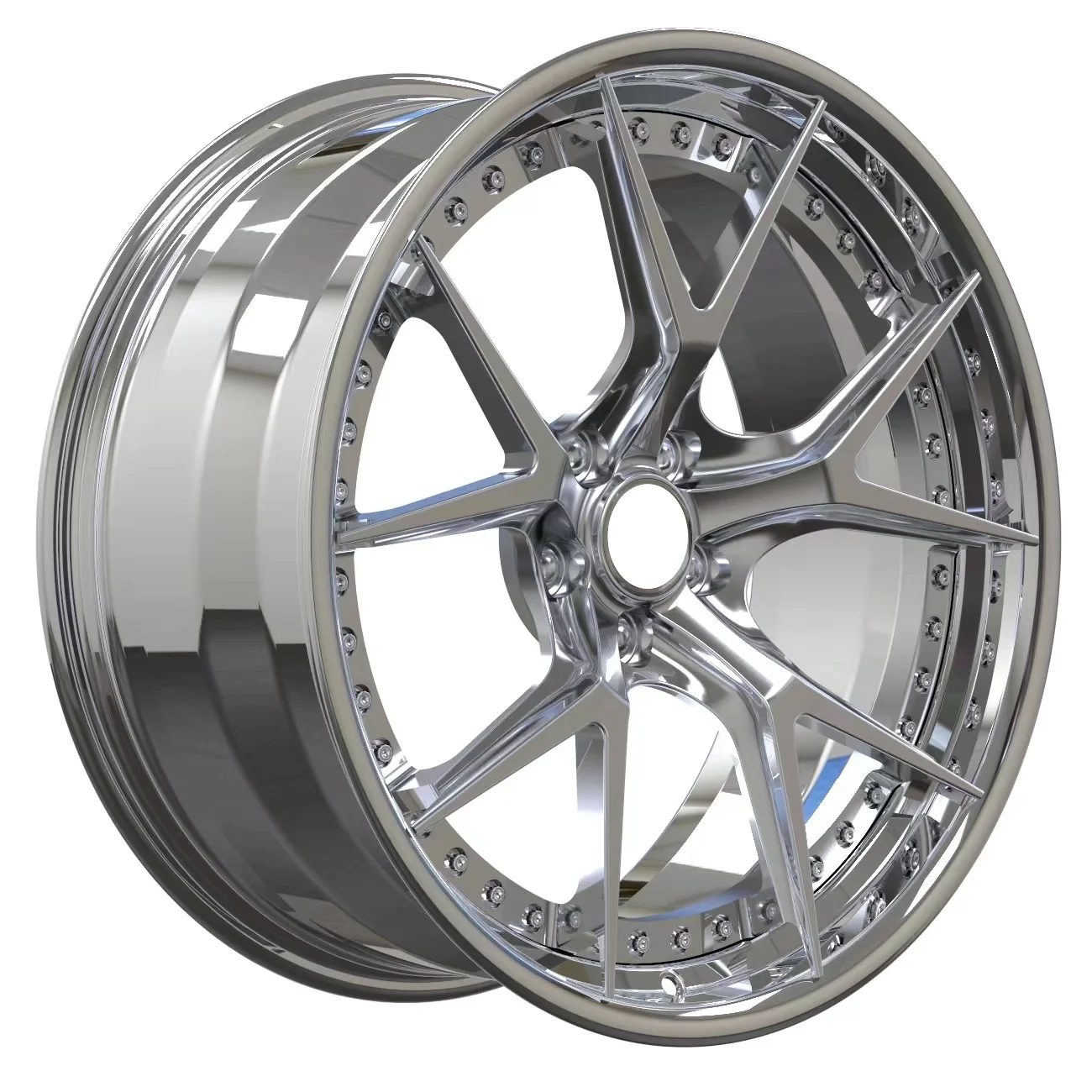 Custom Rims 2 Piece Full Size 16-26 Inch Forged Wheel for  1 3 4 5 6 7 8 Series GT  S5 A5 A6L  E Class C63