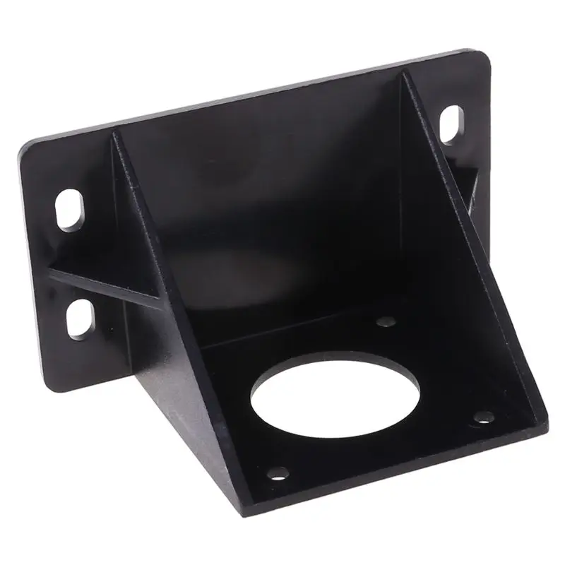 อุปกรณ์เสริมสำหรับเครื่องพิมพ์ 3d ขายึดพลาสติก Nema17 42 Stepper Motor Bracket สีดำ