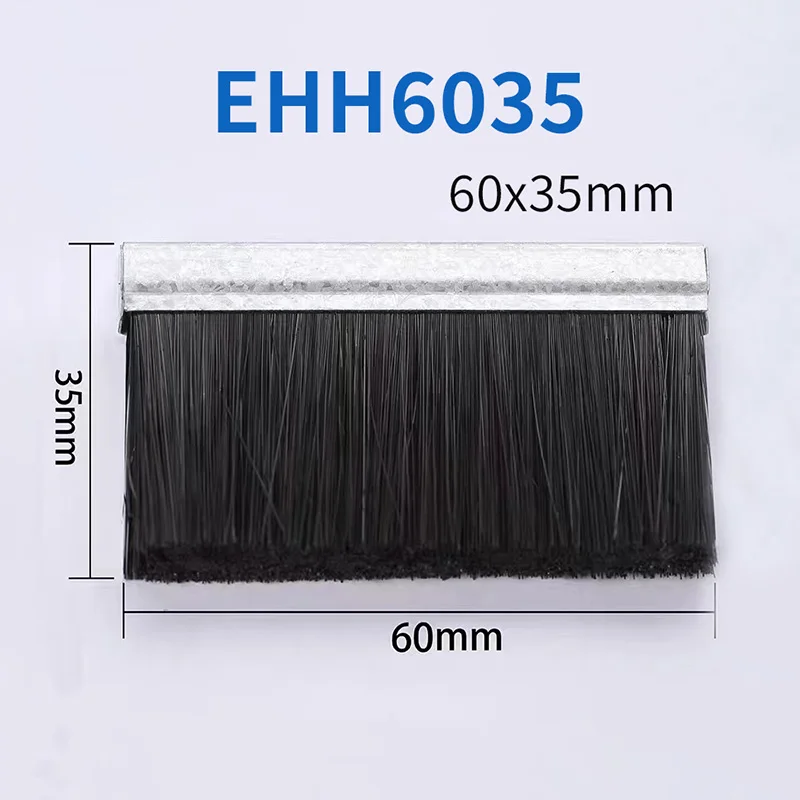 25 Pieces EHH6035 Black Thickened Brushes 60*35mm Brush Part For SHIMA SEIKI Cixing Fengfan Guosheng Flat Knitting Machine Parts