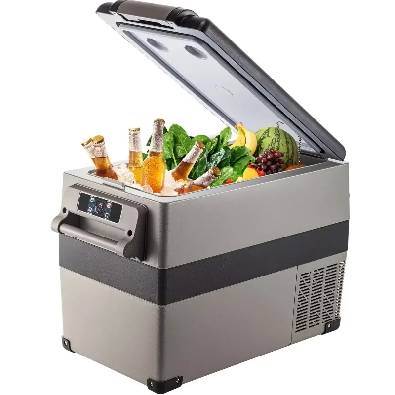 45L Large Capacity Portable Mini Fridge DC 12V/220V Car Refrigerator for Home Car Use for Outdoor Adventures Hotel Stay