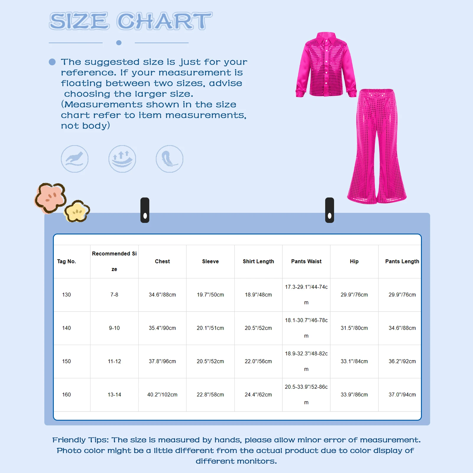 Fashion Kids Boys Jazz Dance Outfit Glittery Sequined Dancing Set Hip-hop Shirt with Flared Pants Children Street Clothes Sets