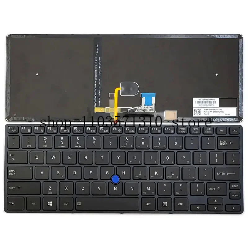 Imagem -01 - Teclado para Notebook Toshiba Portege Eua Retroiluminado X30-d X30-d1352 X30-d1354 X30-d1356 X30-e X30-e-bto X30-e1346 Series Novo teclado para notebook toshiba portege eua retroiluminado x30 d x30 d1352 x30 d1354 x30 d1356 x30 e x30 e bto x30 e1346 series novo 01
