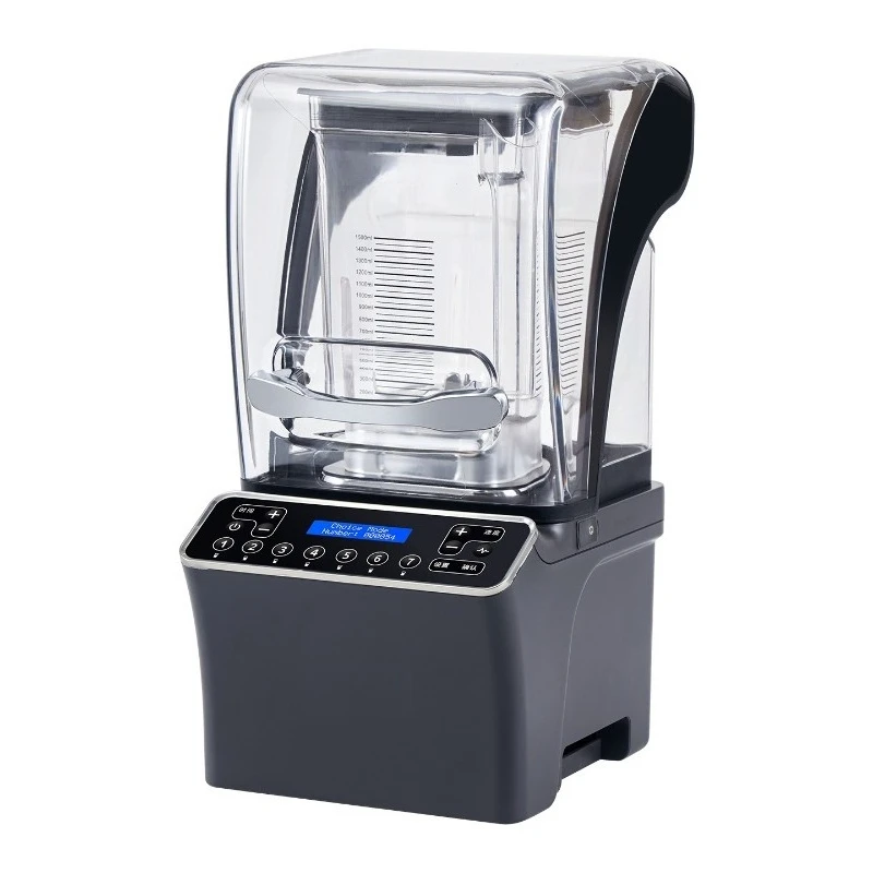 Sound insulation smoothie machine with cover, coffee shop commercial multi-function cooking machine, wall-breaking mixer