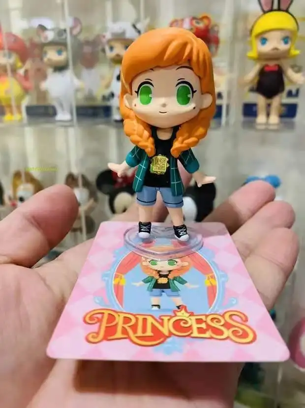 Disney Princess Series Ariel Belle Rapunzel Blind Box Doll Model Toy Movie & TV PVC Finished Goods Collection Ornaments