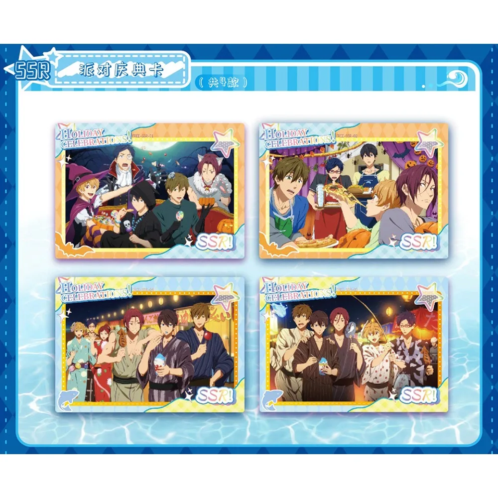 Véritable gratuit!-la carte de Collection de course finale Anime Tachibana Makoto Hazuki Nagisa cartes de formation quotidienne passionné recueillir cadeau