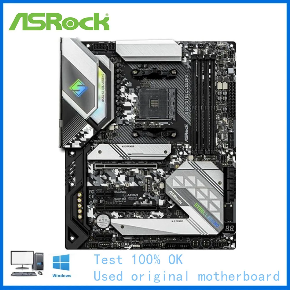 

Материнская плата B550 Steel Legend AM4 DDR4