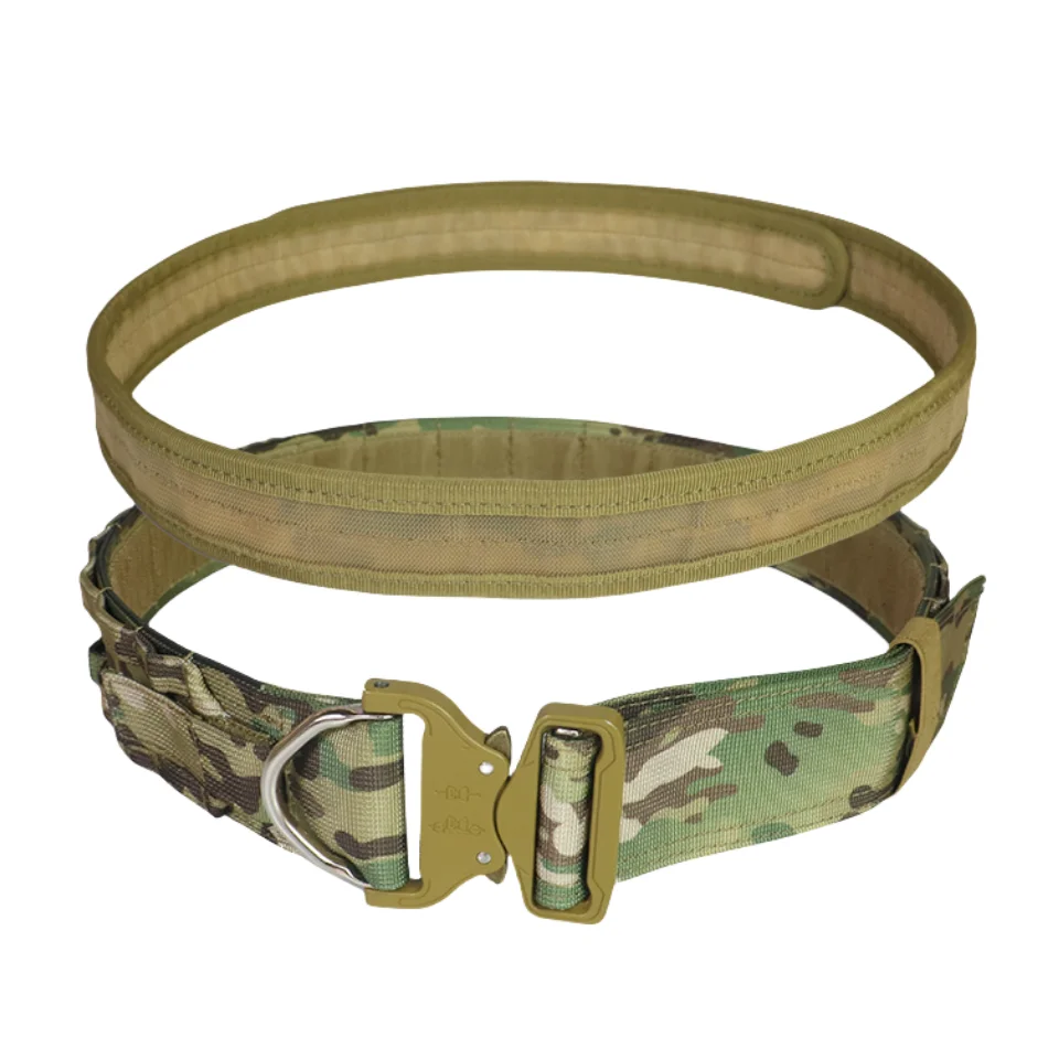 New Pattern MOLLE Tactical Belt Nylon Multifunctional Combination Patrol Belt Outdoor CS Equipment Tactical Waistband Waist Seal