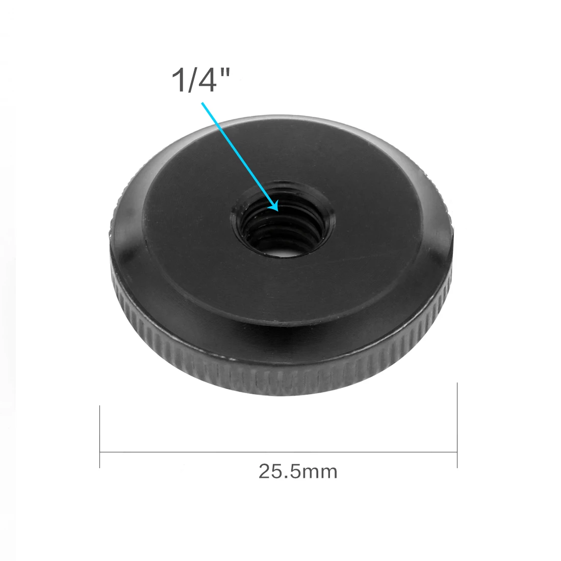 5Pcs Hot Shoe Mount Metall 1/4 "Zoll Gewinde Schraube Mutter Adapter Stativ Halterung Dslr Kameras Flash Lock Knopf fotografie Zubehör – Detail 8