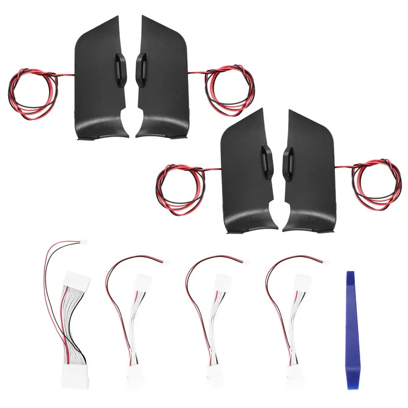 

Interior Lights Bowl Handle Frame Armrest Door Bowl Atmosphere Light For Toyota RAV4 2019-2024 Light Blue Light