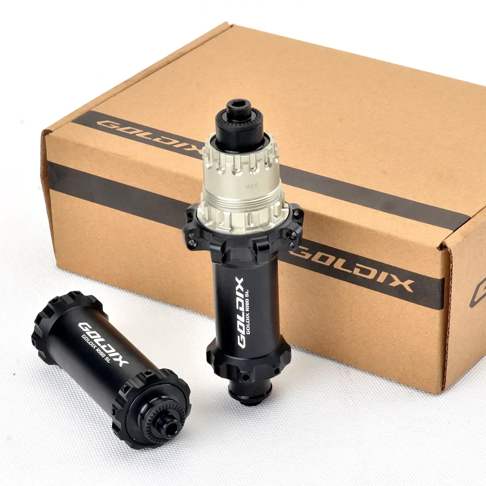 

GOLDIX 24H V Brake Road Hub Rim Brakes Pro7 Noisy Ratchet 36T Bicycle Rear Front HG XDR Compatible 20H Wheel Hub