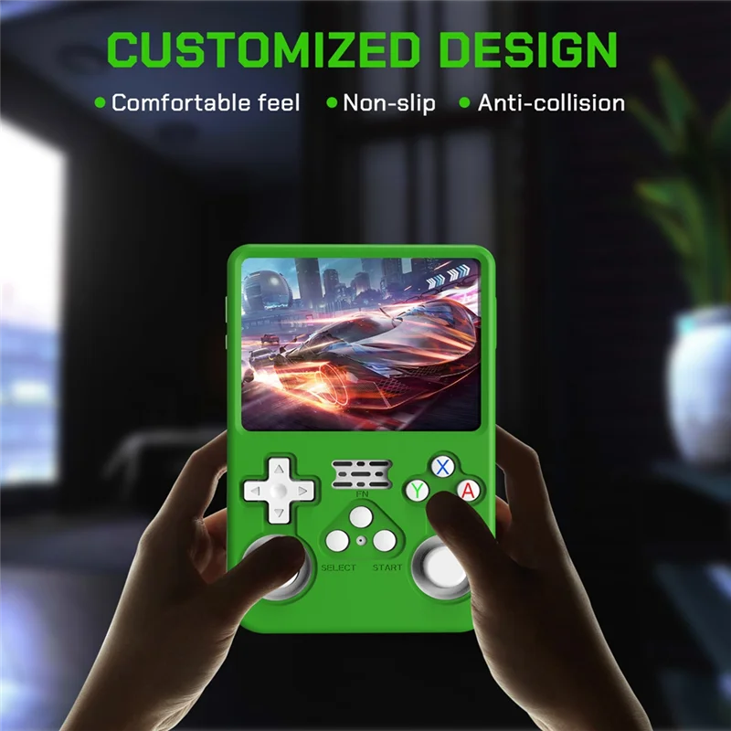 【Sleek Design】For R36S Silicone Case Protective Skin Case Protector Shell Anti-Scratch Storage Box For R36S Game Console Accesso