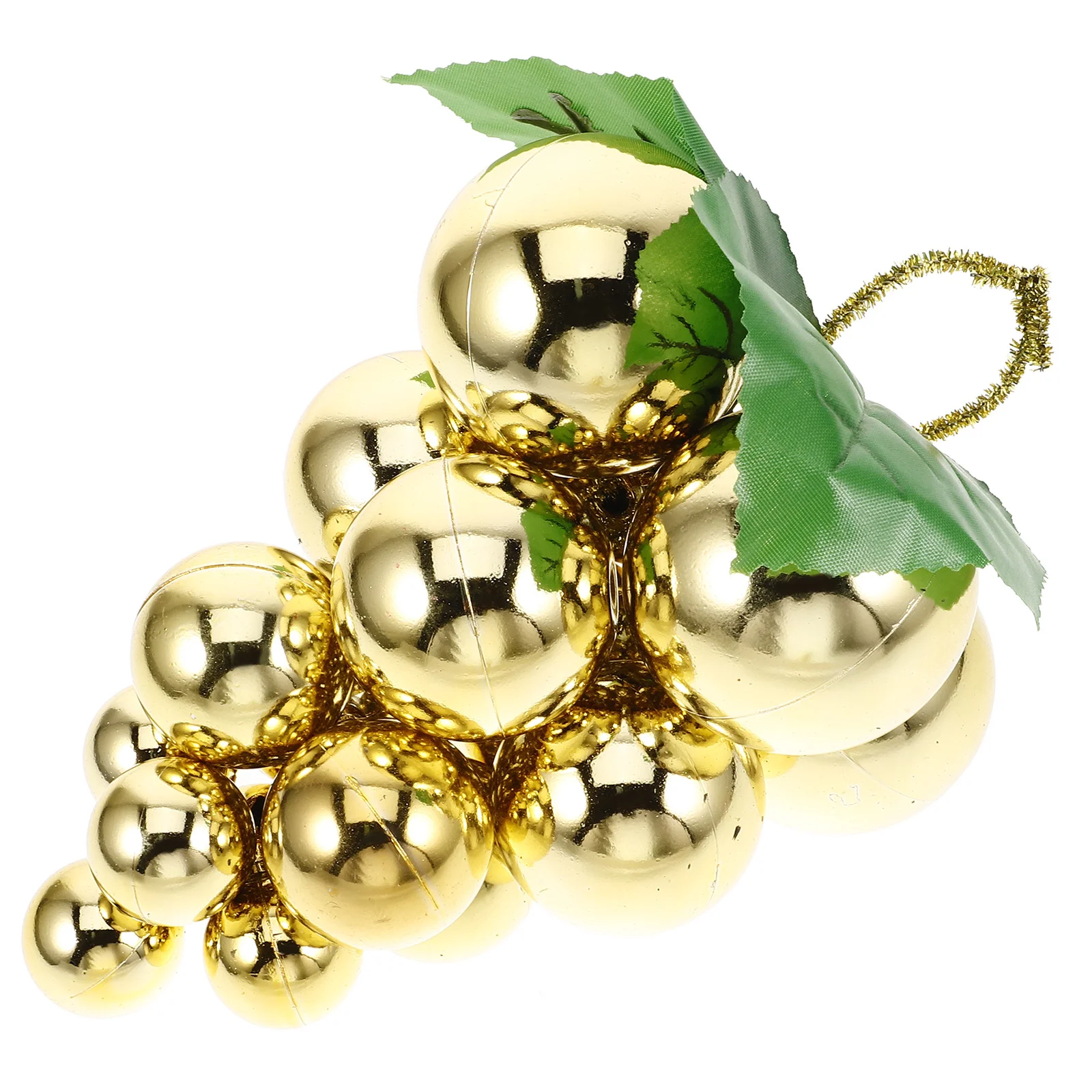 

Realistic Fake Grapes Christmas Tree Ornament Shiny Artificial Fruit Pendant Holiday Decoration for Home Hotel Shopping Mall