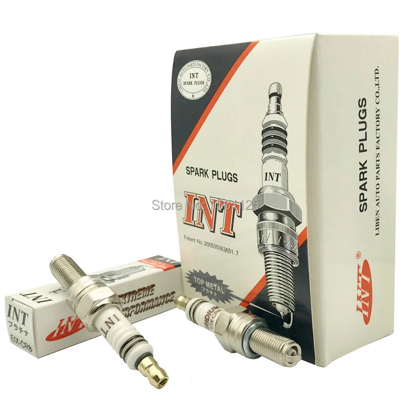 1pc IRIDIUM spark plug EIX-CR8 FOR CR8E CR8EGP CR8EIX CR8E IU24 XS4303 U24ESRNZU TP430C CR8EK CR9EK B7RIU BUJIA IU22 BR8IU 4218