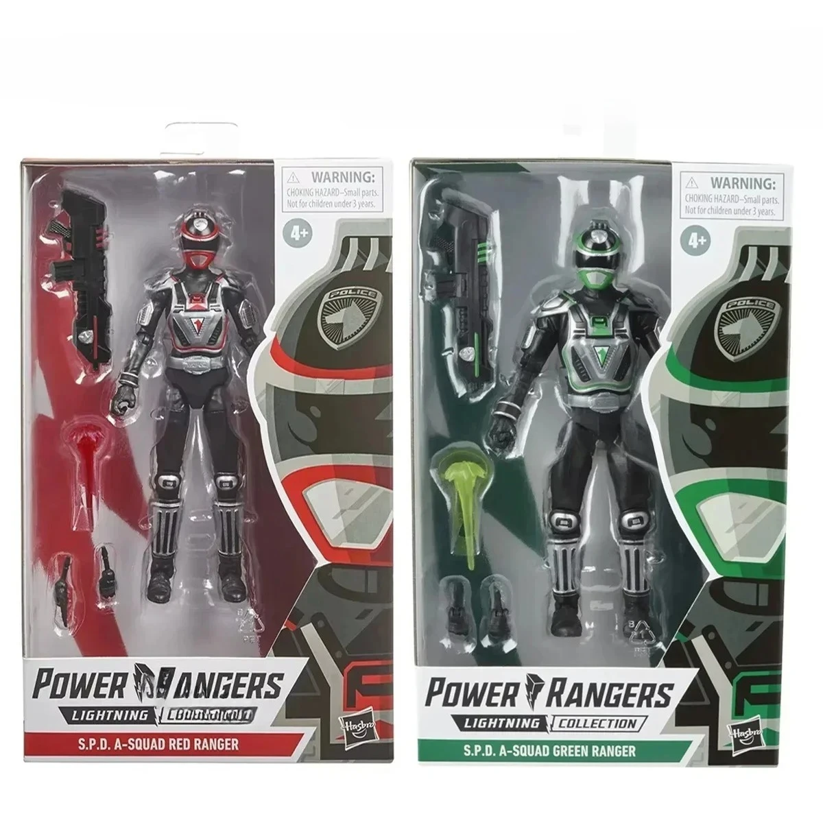 

Hasbro Power Rangers Lightning Collection 2PCS Premium Action Figures 6-Inch A-Squad Green Ranger & Red Ranger Set F2973 F2972
