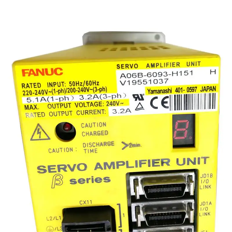 

A06B-6093-H151 Fanuc Servo Amplifier Unit