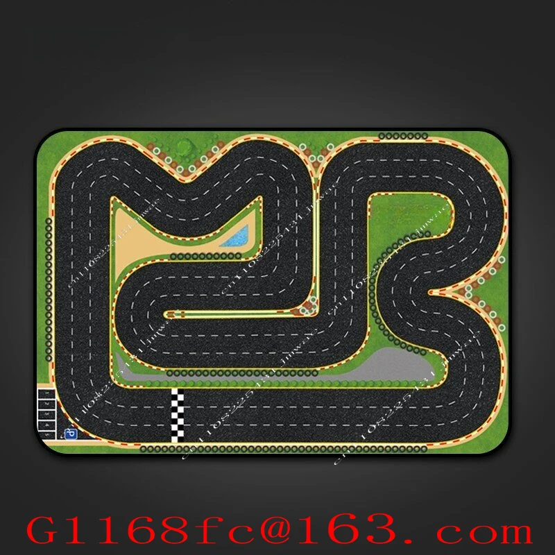 Suitable for 1/76 Mini RC Car, Large Scene Track, Drift Track Mat, Concrete Pier